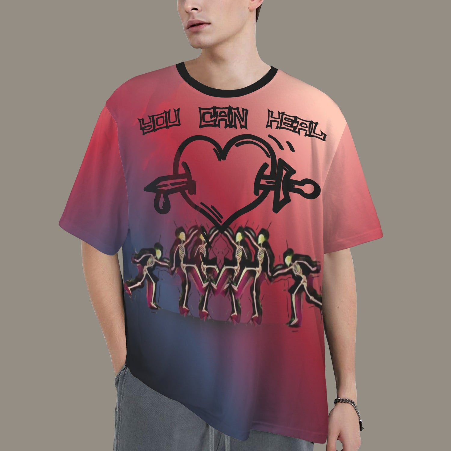 T Shirt Pain Heart