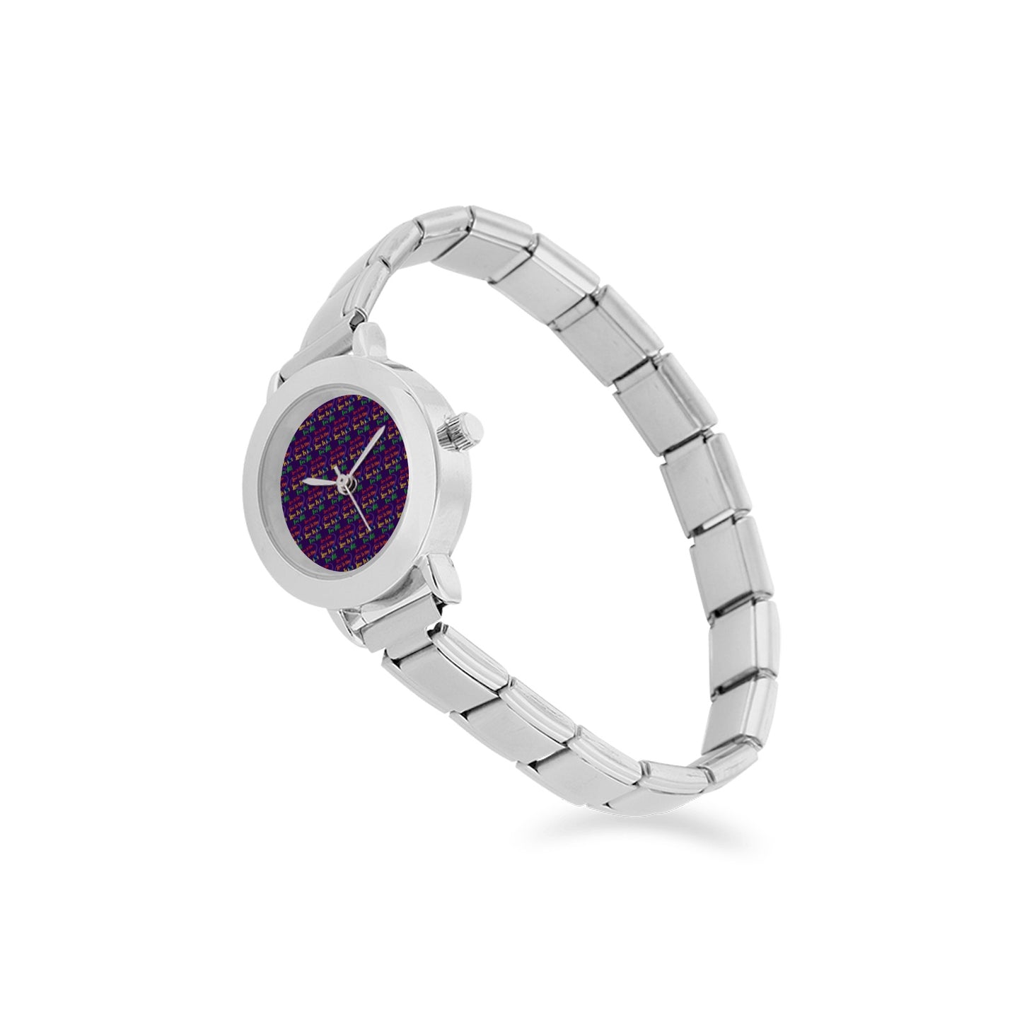 LINFA Little Hearts Purple Women's Italian Charm Watch