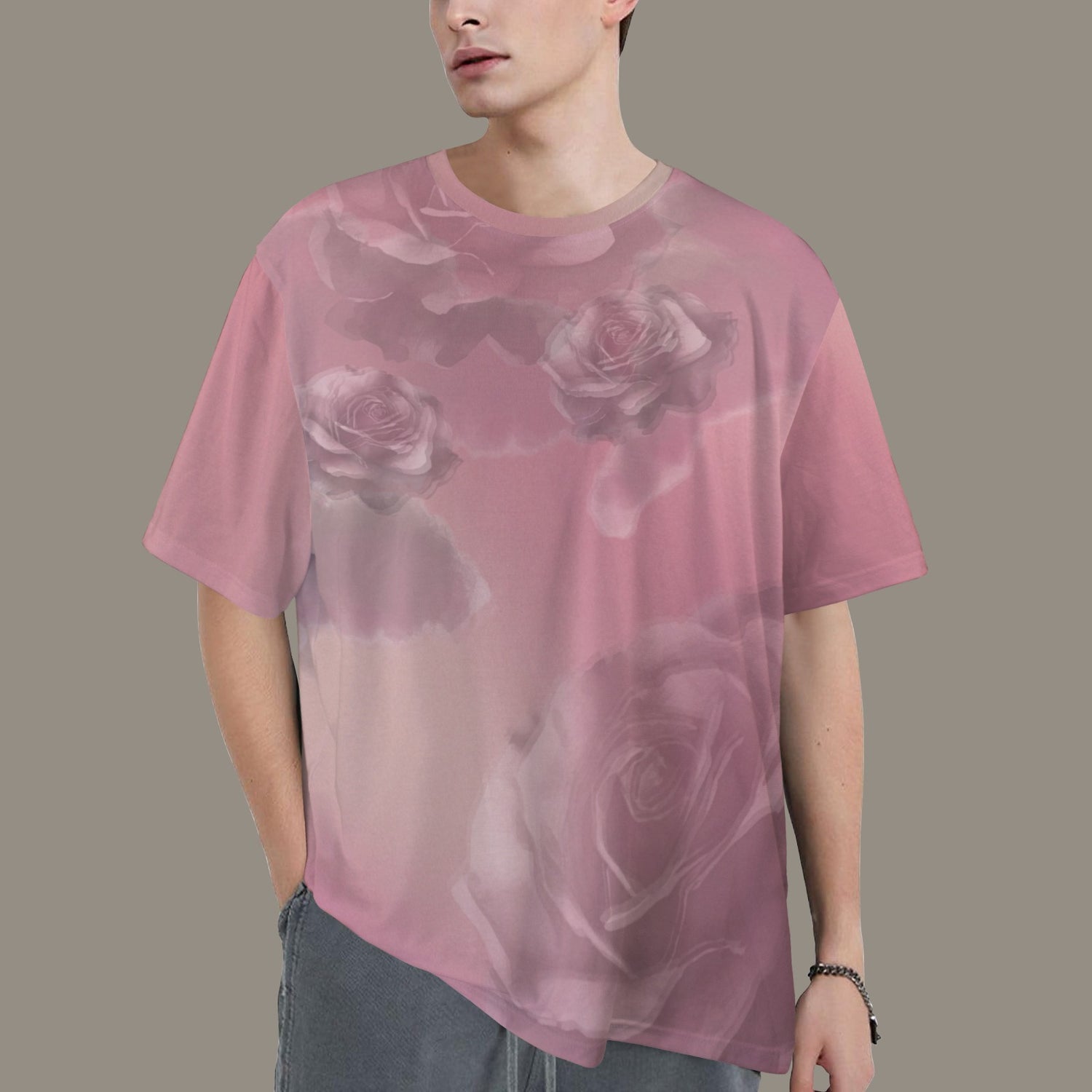Se Son Rose Fioriranno -Love U till I die Unisex T-Shirt Grey