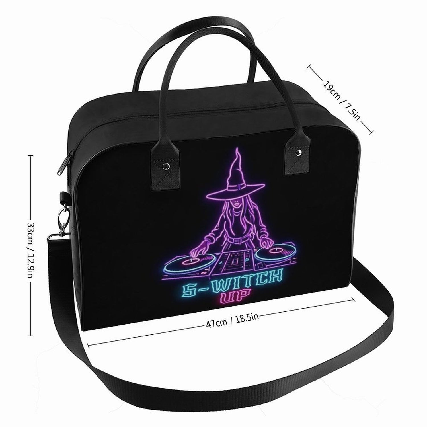 S-WITCH UP Neon Logo Travel Bag