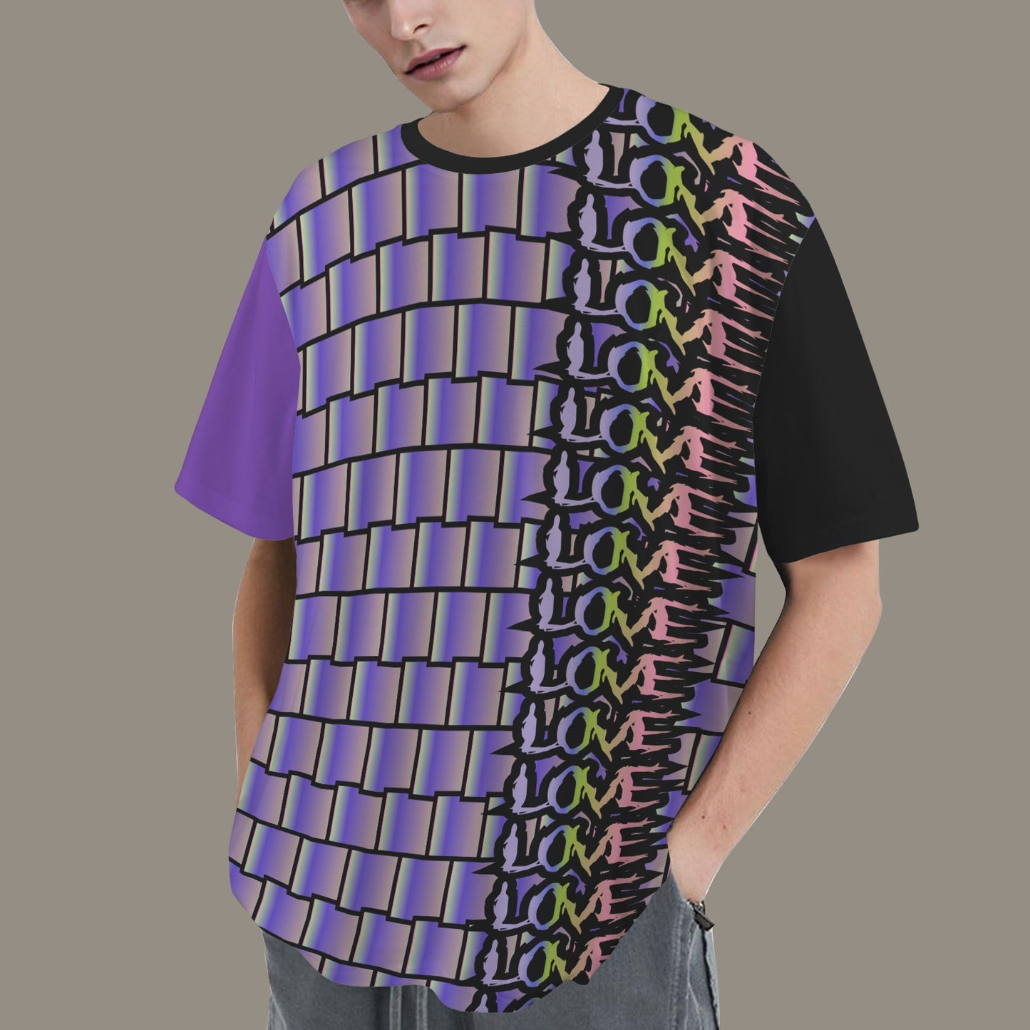 SE SON ROSE - LOVE WALL- PURPLE BLACK