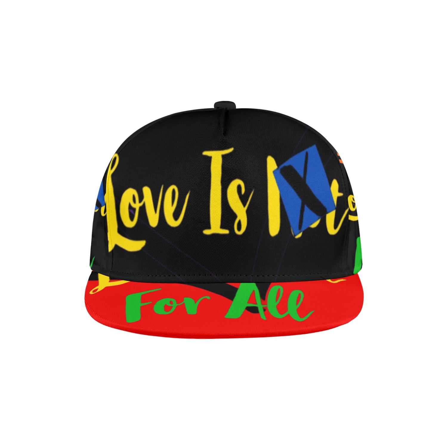 LINFA RED BLACK Snapback Hat