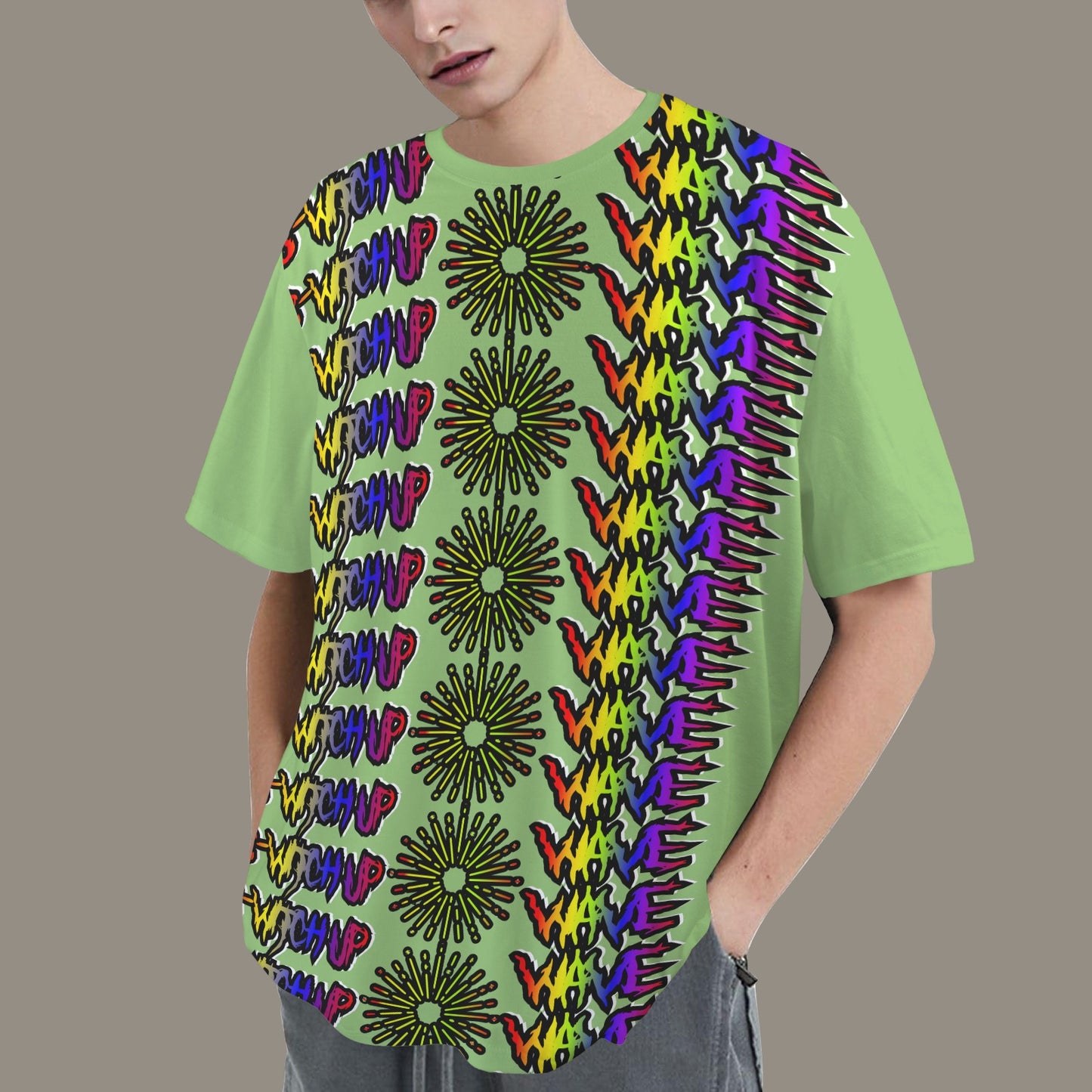 S-WITCH UP WAVE LOGO MULTI LIGHT GREEN