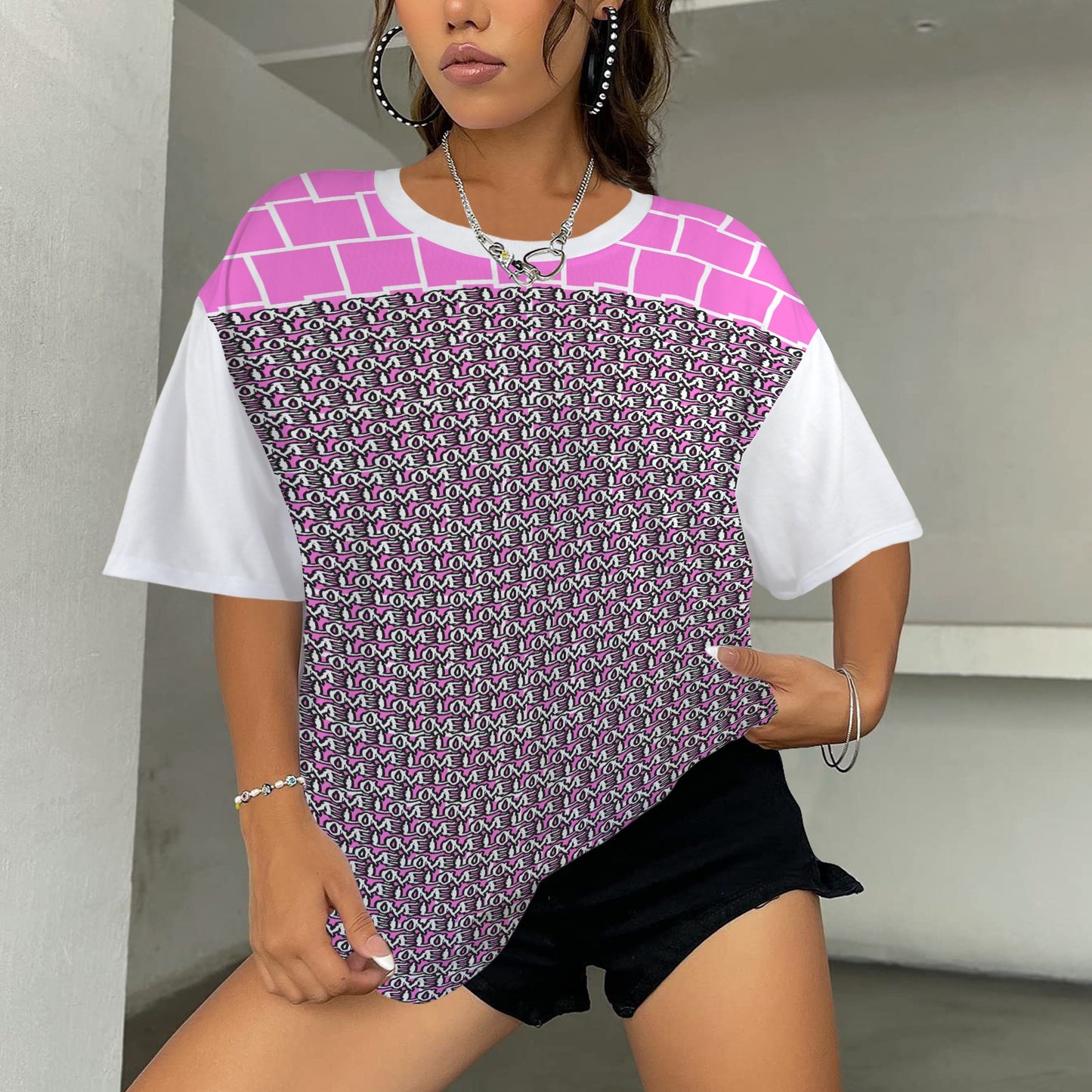 SE SON ROSE - RED LOVE WALL SMALL LOVE 2 - WHITE