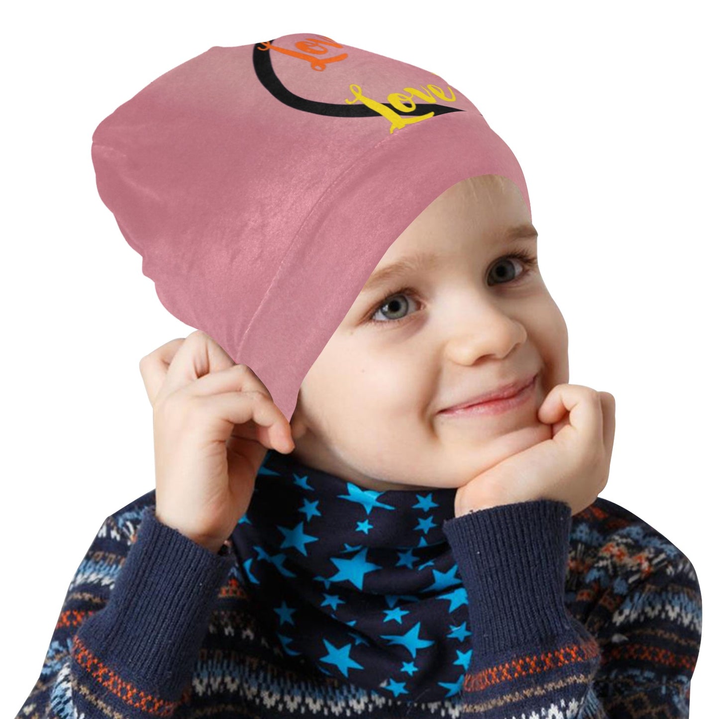 LINFA BEANIE KIDS PINK