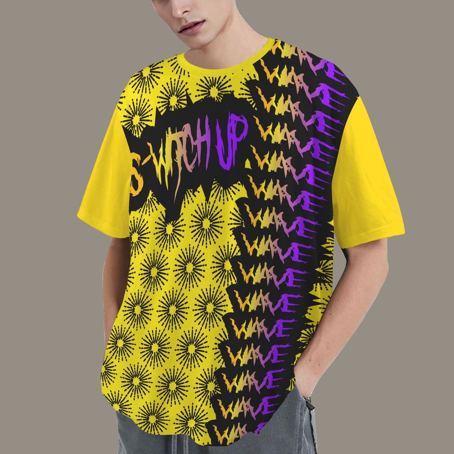 S-WITCH UP WAVE - WAVE BAND MULTI LOGO YELLOW
