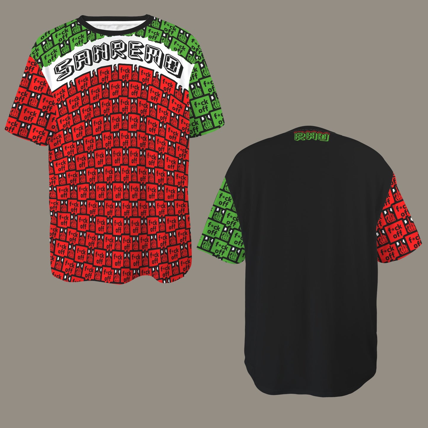 FUCK OFF SANREMO T-SHIRT BLACK