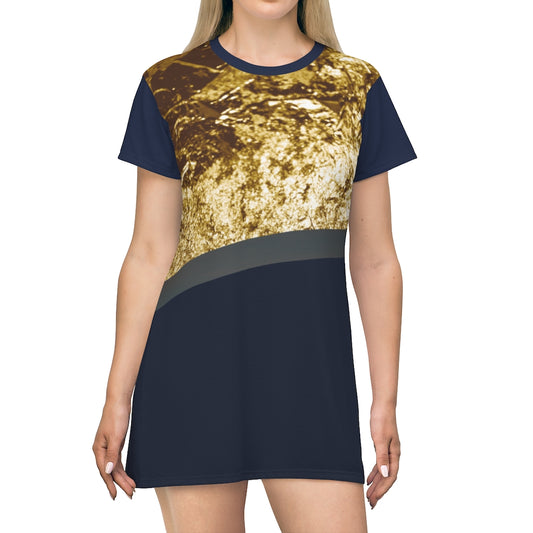 I'm Festive T-Shirt Dress Blue Night