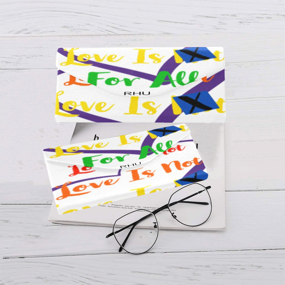 Human Rights Foldable Glasses Case