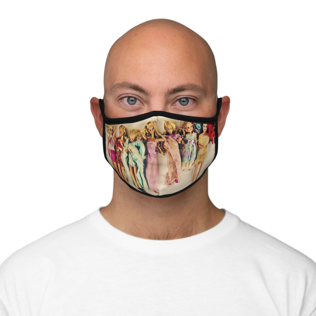 Barbie Fitted Polyester Face Mask