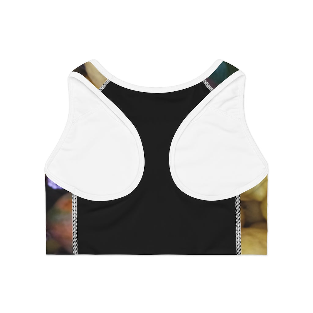 Get Healthy Lemon Sports Bra (AOP)