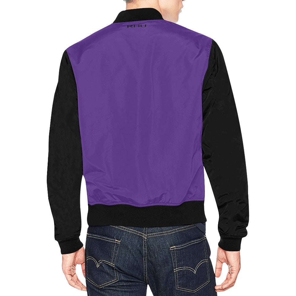 Men's Casual Jacket Purple/Black