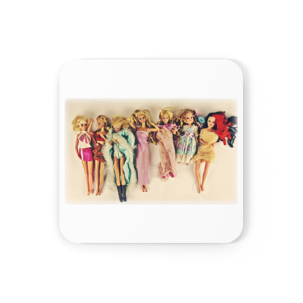 Barbie Cork Back Coaster