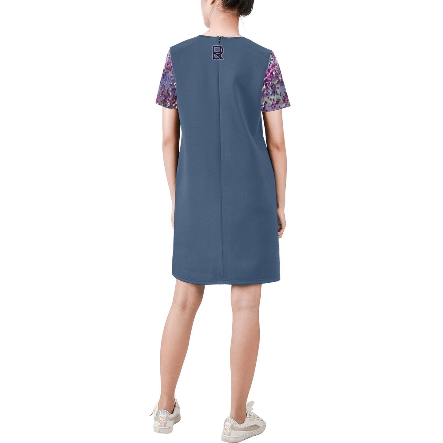 Jeans Gems A-Line Dress