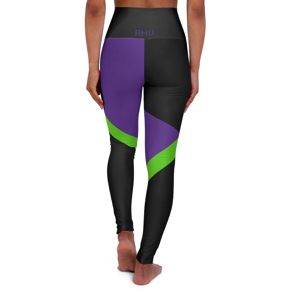 Human Rights LINFA High Waisted Yoga Leggings Purple RHU