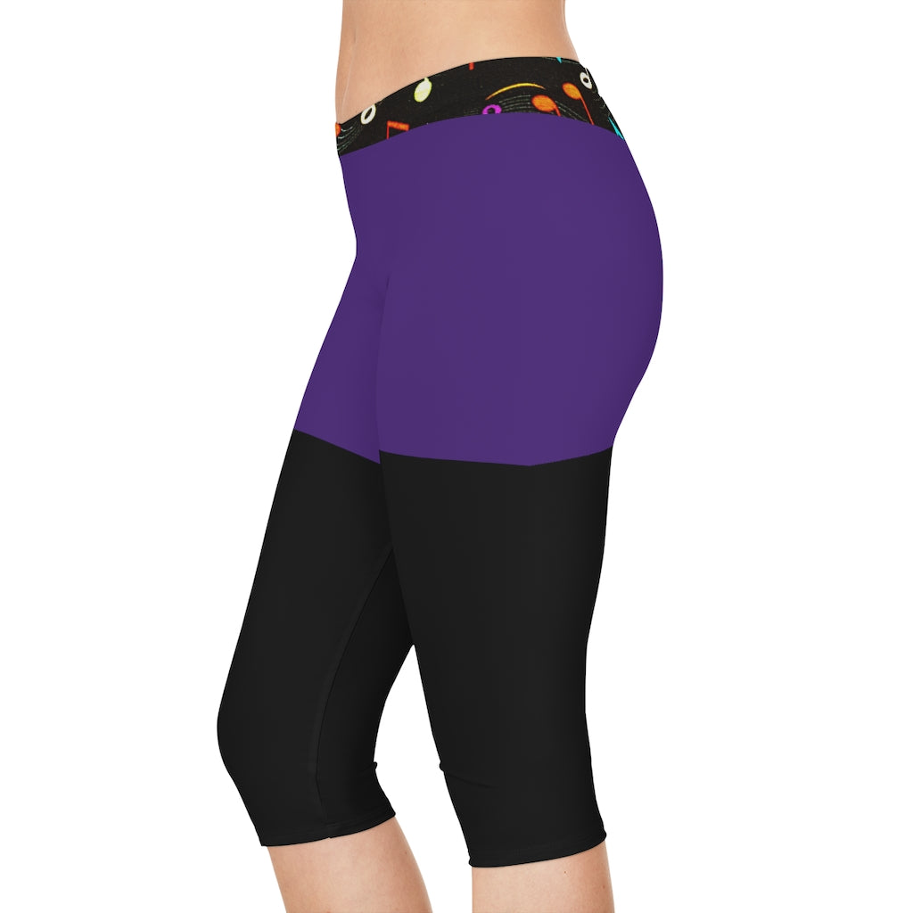 Women's Shortgings Notes/Purple/Black