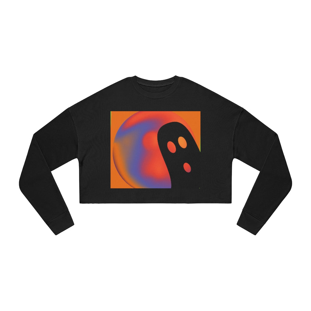 Women's Cropped Sweatshirt Ghost