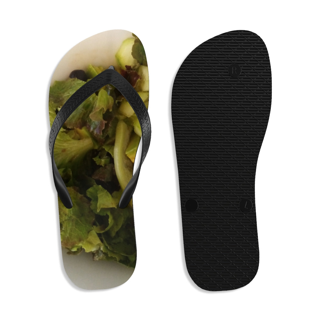 Get Healthy Avocado Lettuce Unisex Flip-Flops