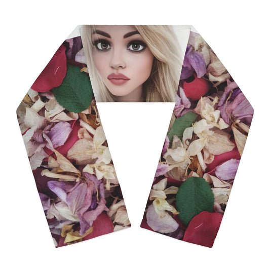 Kids Cartoon Petals Scarf