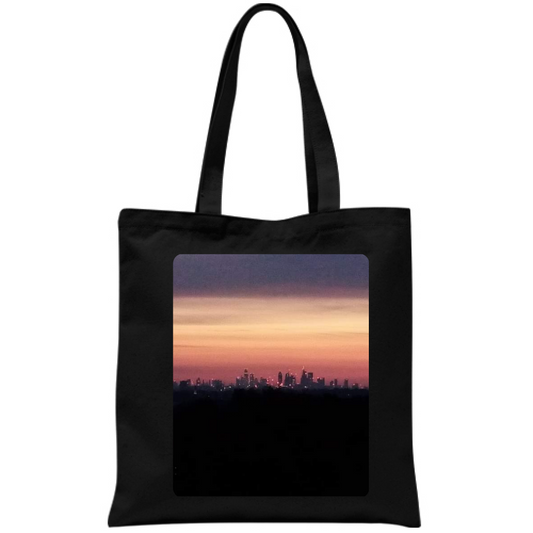 Borsa LONDON SKYLINE SUNSET Tote Bag Black