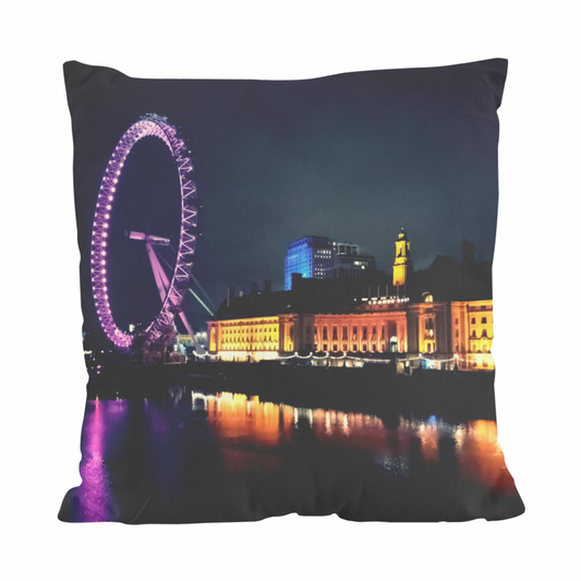 Cuscino All Over Print LONDON EYE BY NIGHT Pillow