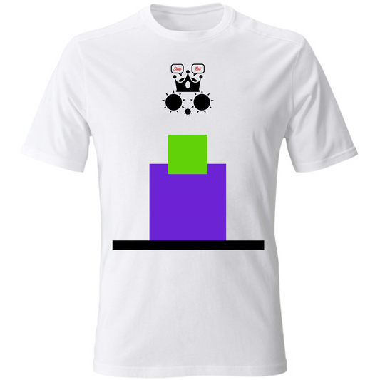 T-Shirt Unisex Cat Sleep Square