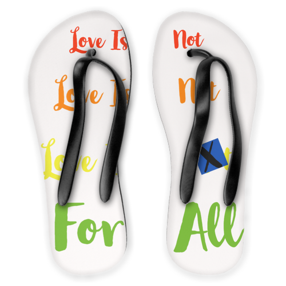 Infradito HUMAN RIGHTS LINFA FLIP FLOPS White/Multi