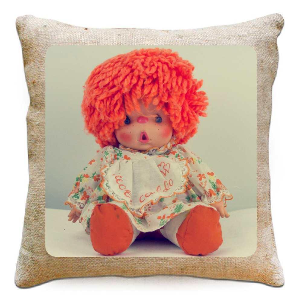 Cuscino Juta ORANGE DOLL Eco Jute Pillow