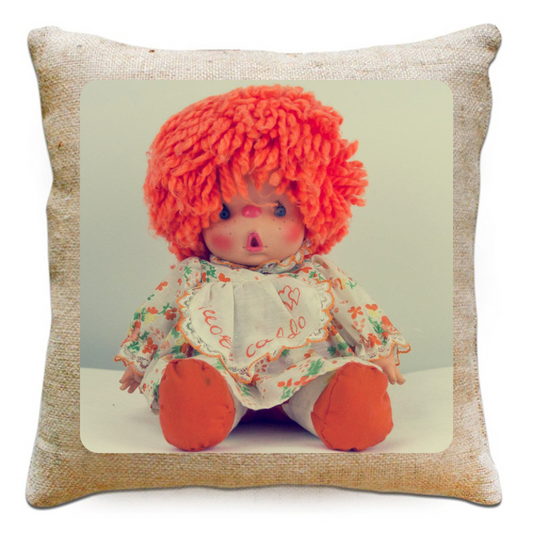 Cuscino Juta ORANGE DOLL Eco Jute Pillow