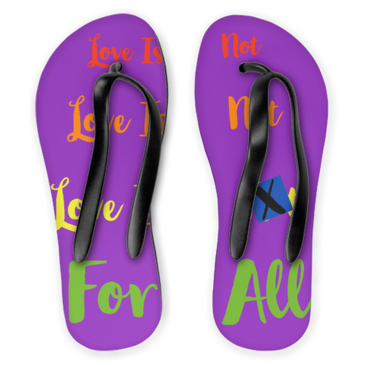 Infradito HUMAN RIGHTS LINFA FLIP FLOPS Rainbow