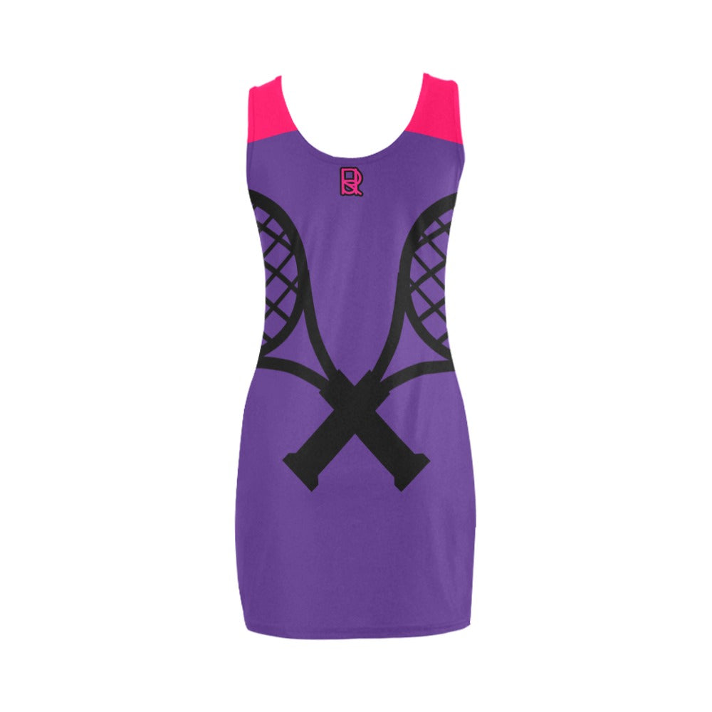 Vest Dress I Love Tennis Fluo Fucsia/Purple