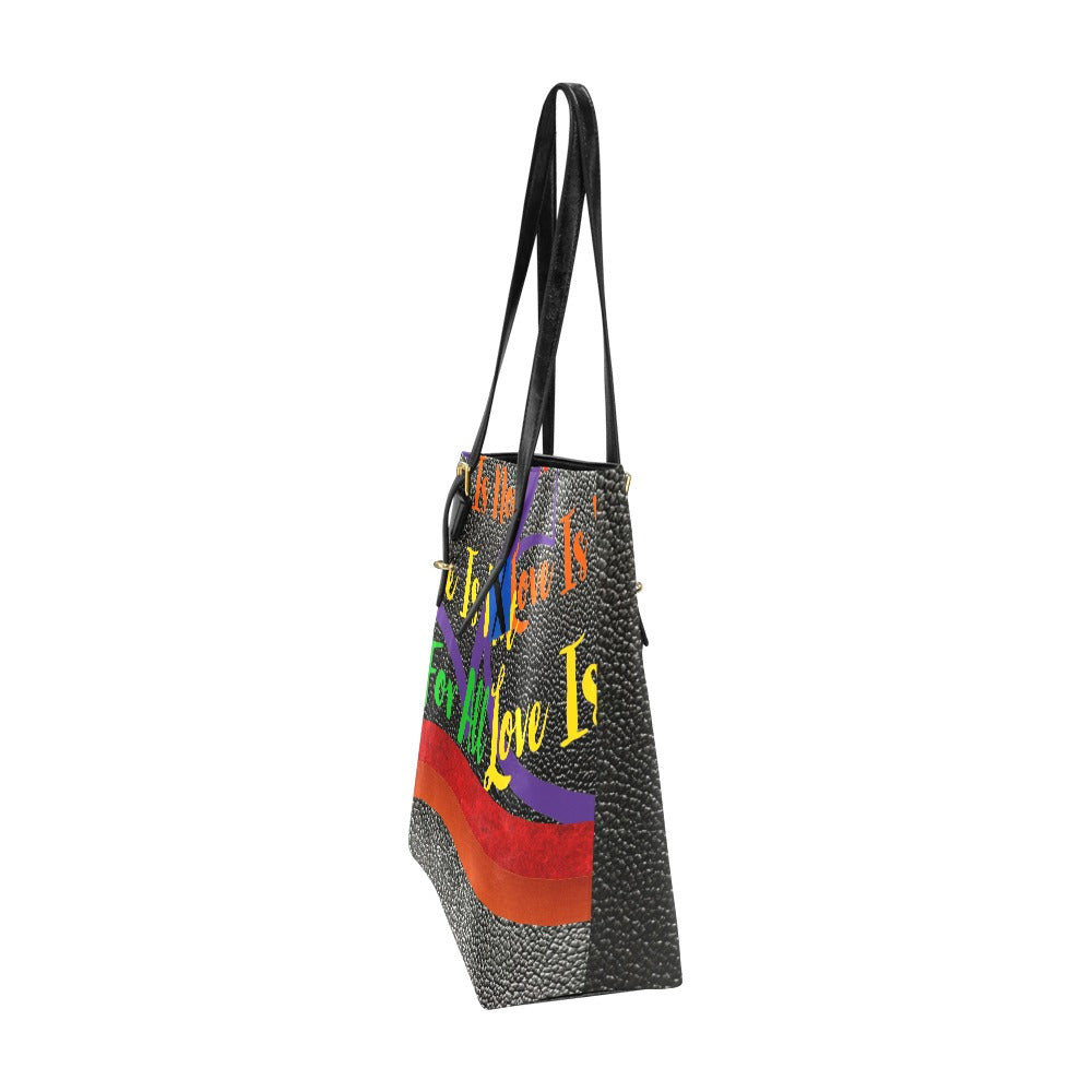 Cruelty Free PU Leather Human Rights Tote Bag