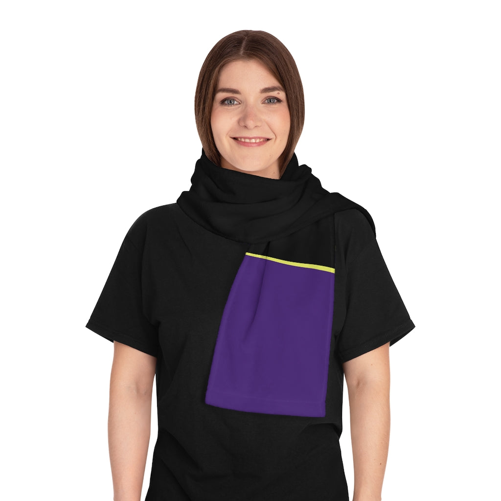 Black Purple Scarf