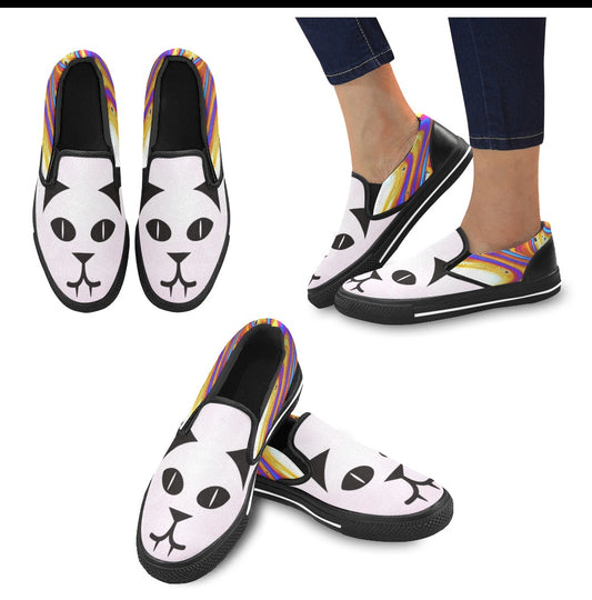 Super Comfortable Stylish Slip-On Shoes Cat (6 Variants)