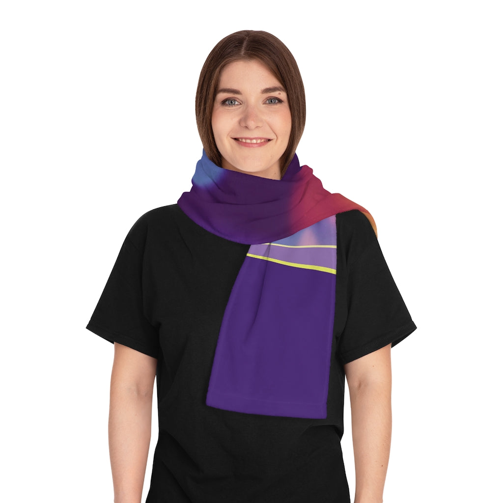 Bubble Purple Lilac Scarf