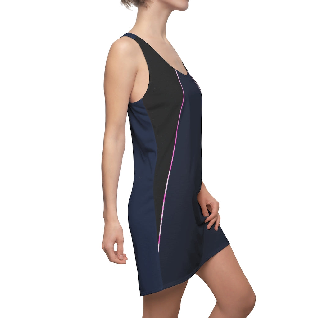 Women's Cut & Sew Racerback Dress Dark Blue