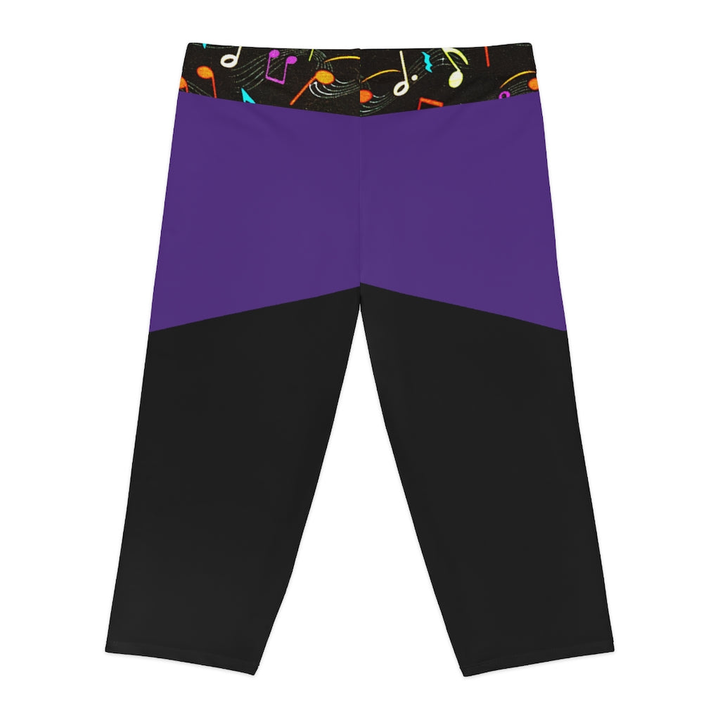 Women's Shortgings Notes/Purple/Black