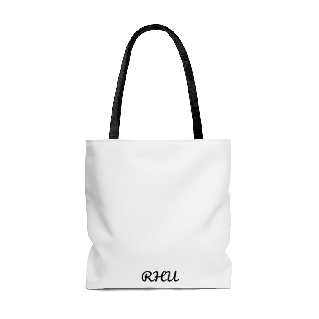 Cat Sleep Eat Tote Bag White