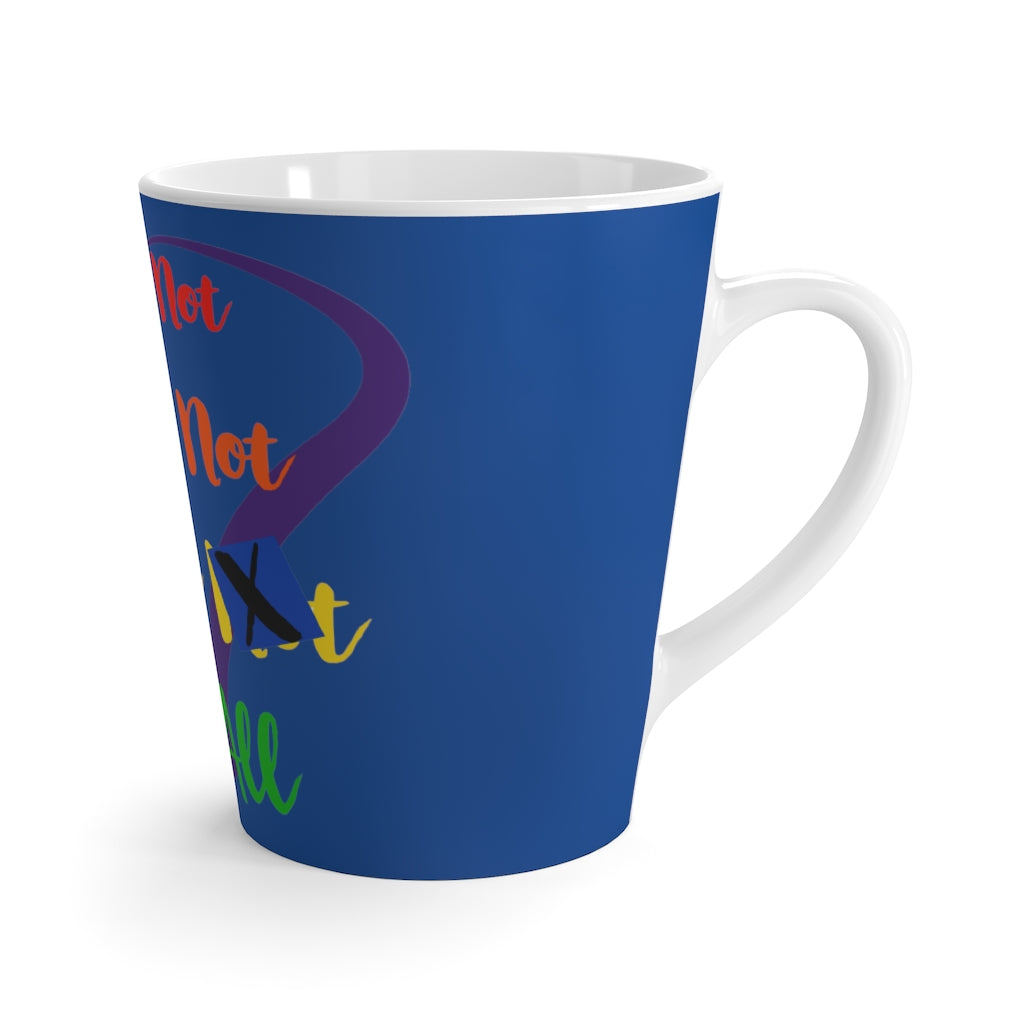 Human Rights LINFA Latte Mug Blue