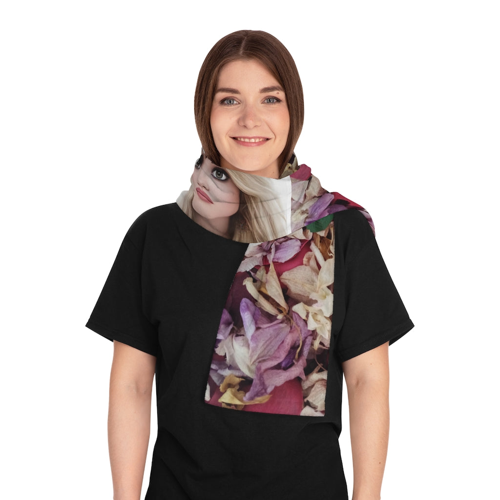 Kids Cartoon Petals Scarf