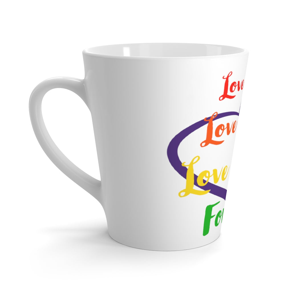 Human Rights LINFA Latte Mug White