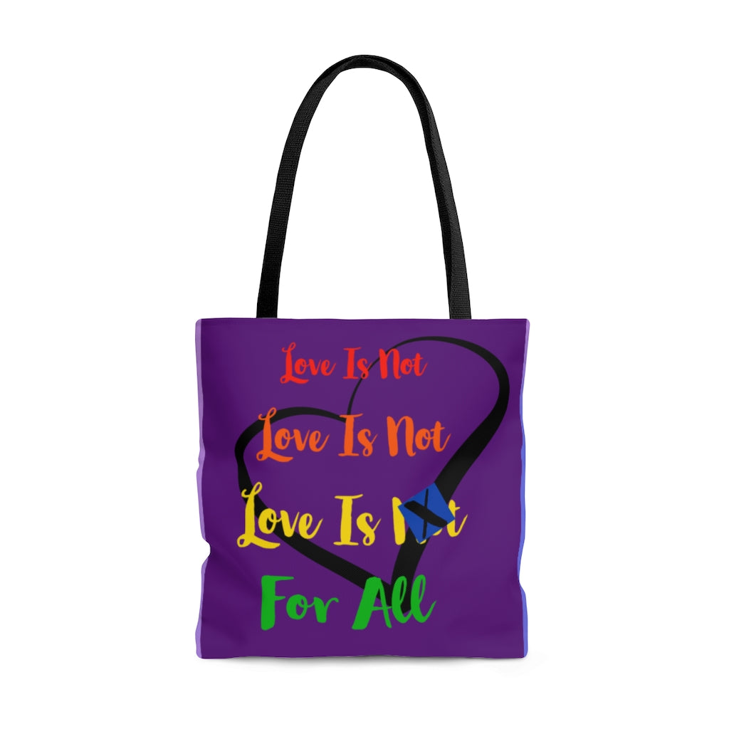 Human Rights LINFA Tote Bag Rainbow Fading Back