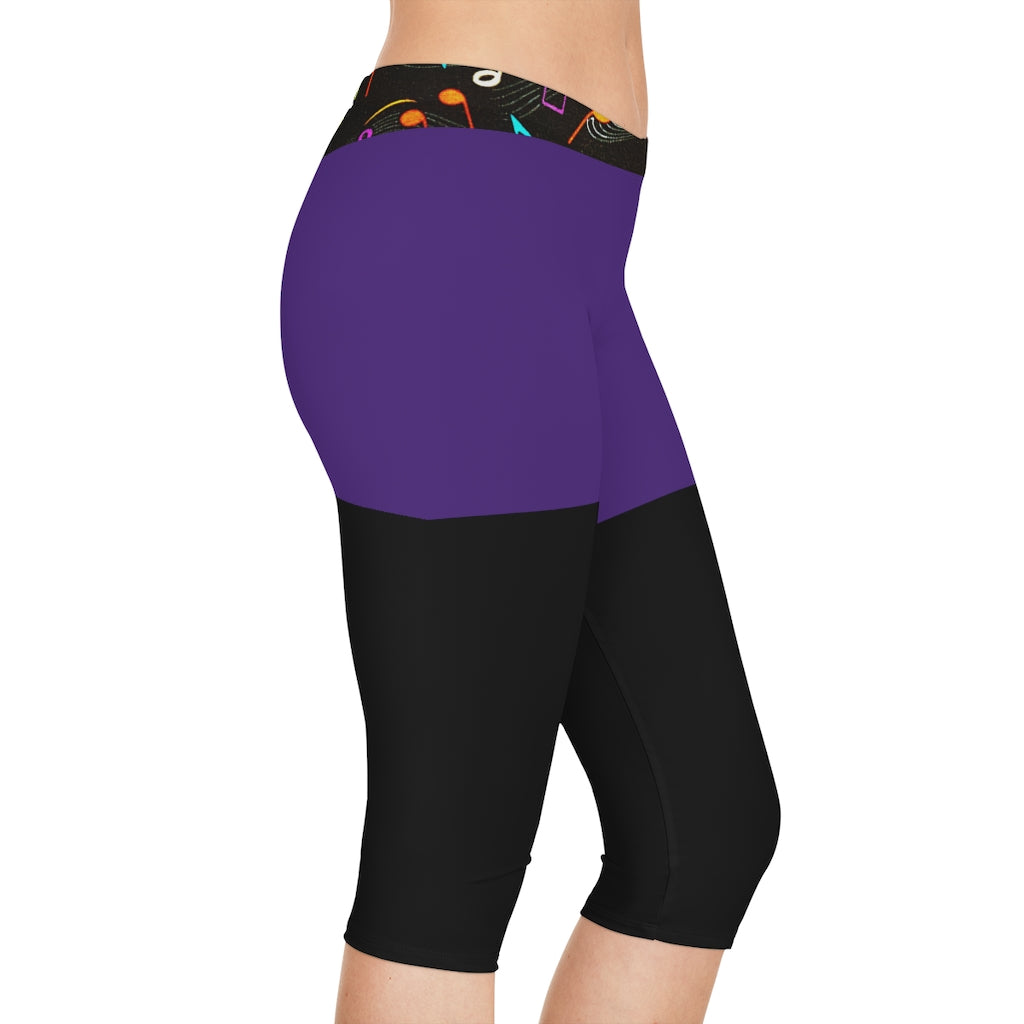 Women's Shortgings Notes/Purple/Black