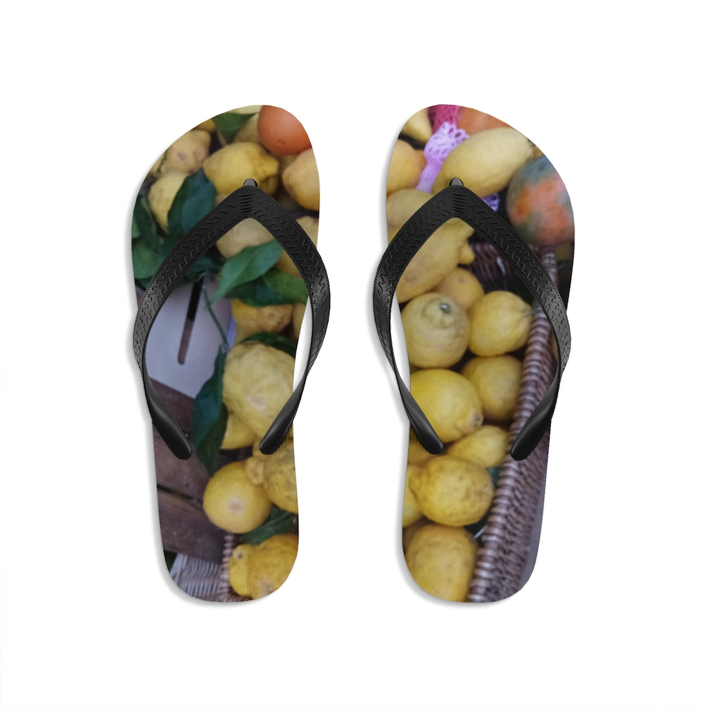 Get Healthy Lemon Unisex Flip-Flops