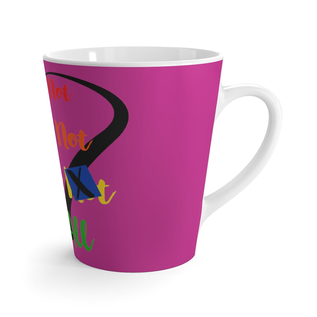 Human Rights LINFA Latte Mug Dark Pink