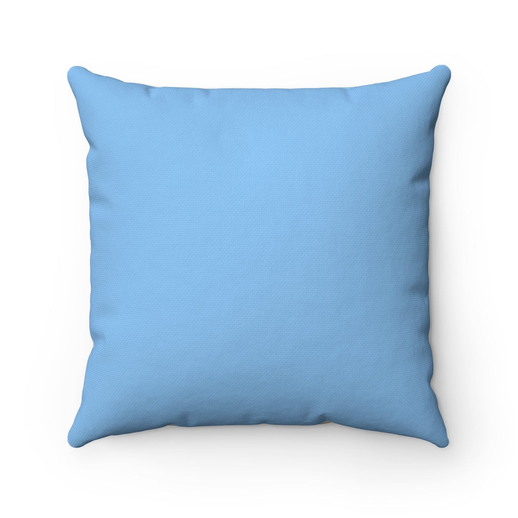 Cliff Sea Spun Polyester Square Pillow