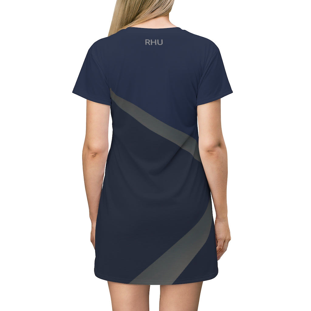 In The City T-Shirt Dress Blue Night