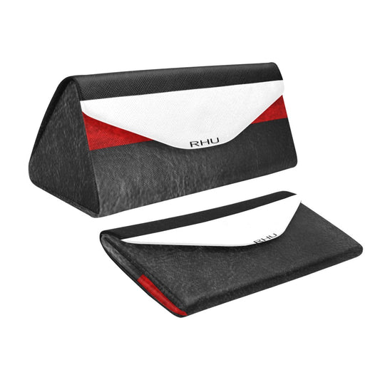 Black Red White Glasses Case 2 Foldable Glasses Case