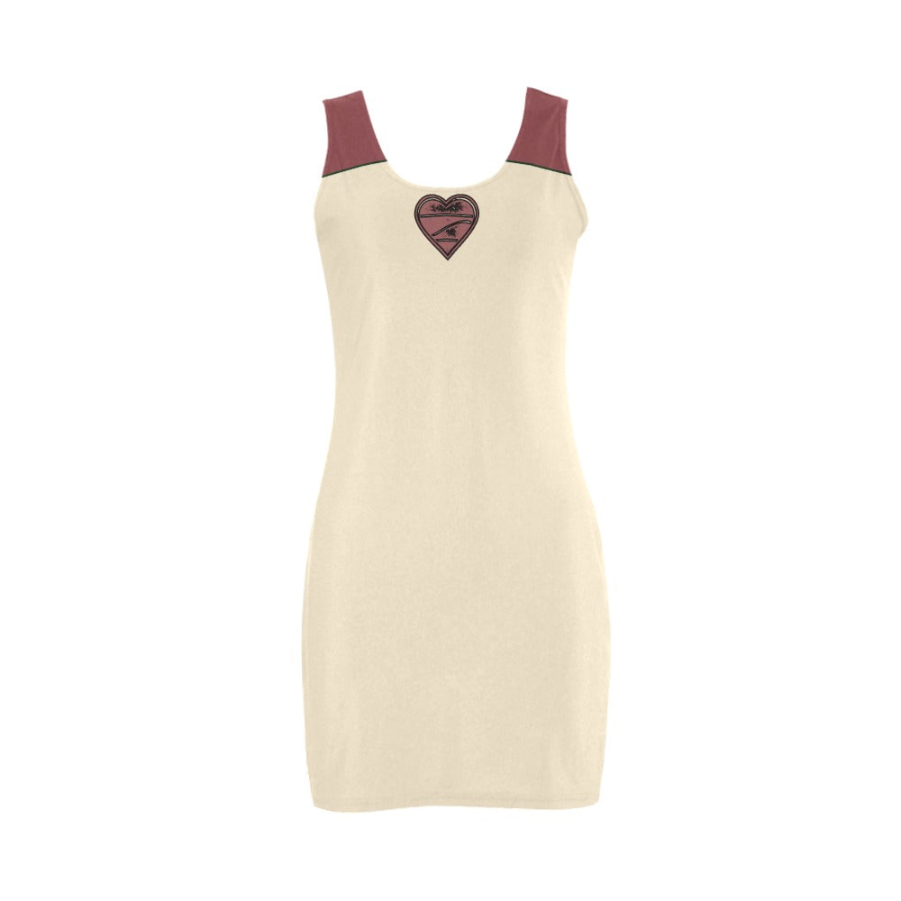 Vest Dress I love Tennis Sand