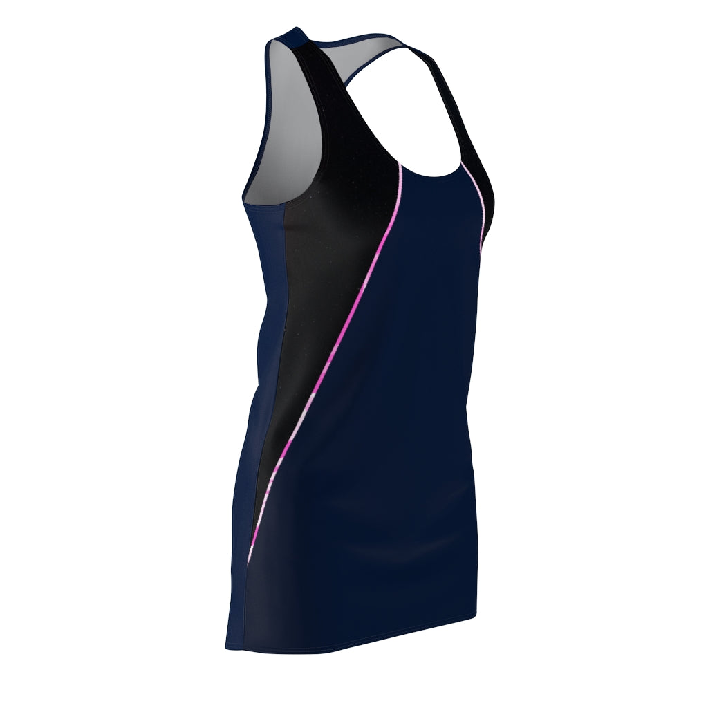 Women's Cut & Sew Racerback Dress Dark Blue